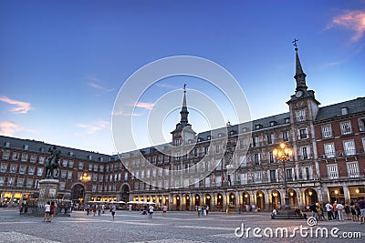 Plaza Mayor Editorial Stock Photo