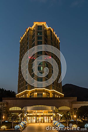 Plaza of Ocean Hotel front entrance Editorial Stock Photo