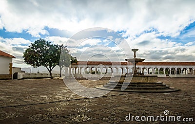 Plaza Pedro de Anzurez, La Recoleta Monastery viewpoint - Sucre, Bolivia Stock Photo