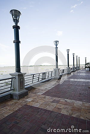 Plaza puerto santana guayaquil ecuador Stock Photo