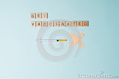 Vaccines help you and loved ones Stock Photo