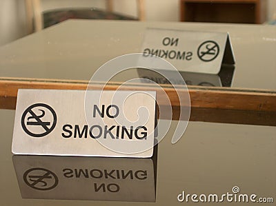 Please no smoking! Stock Photo