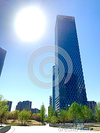 This please is wangjing, beijing, China, very high building, Editorial Stock Photo