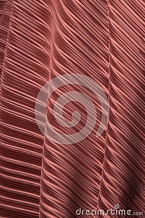 Pleated fabric drape Stock Photo