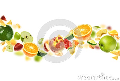 Plenty of fruits Stock Photo