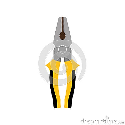 Plier construction tool Cartoon Illustration