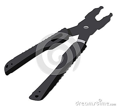 Plier tool, icon Vector Illustration