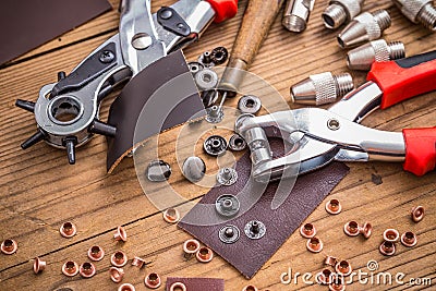 Pliers and accessories Stock Photo