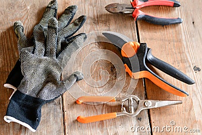 Pliers and accessories. Stock Photo