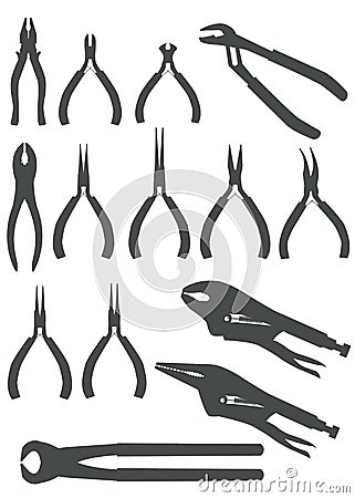 Pliers Vector Illustration