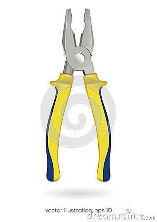 Pliers. Nippers. Hand tool. Vector illustration Vector Illustration