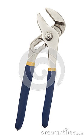 Pliers on White Stock Photo