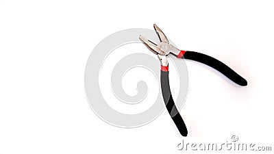 Pliers on a white background Stock Photo