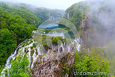 Plitvice lakes, Croatia Stock Photo