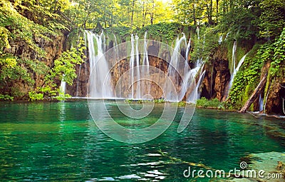 Plitvice Lakes National Park Stock Photo