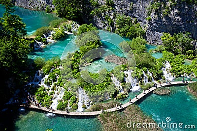 Plitvice Lakes National Park Stock Photo