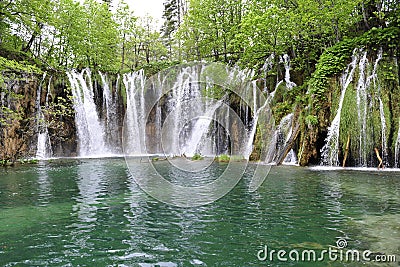 Plitvicka Jezera - Plitvickie Lakes Stock Photo