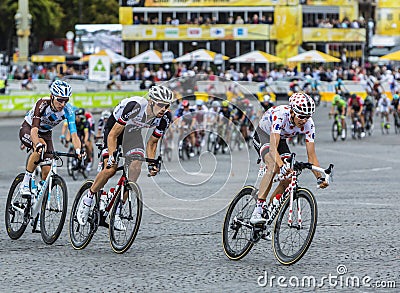 Ploka Dot Jersey in Paris - Tour de France 2017 Editorial Stock Photo