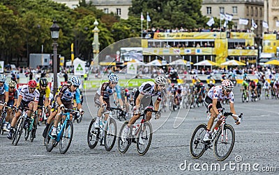 Ploka Dot Jersey in Paris - Tour de France 2017 Editorial Stock Photo