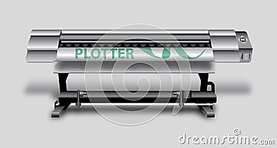 Plotter Stock Photo