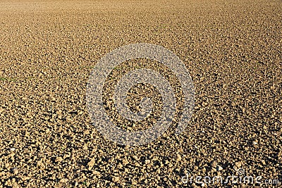 Plough agriculture field Stock Photo