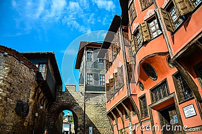 Plovdiv Architecture Stock Photo