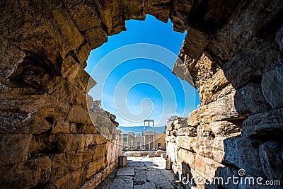 Plovdiv Roman theatre Stock Photo