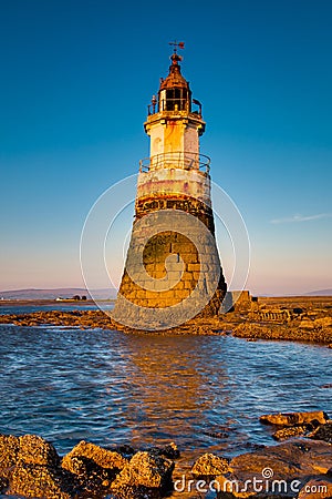 Plover Scar Lighthouse Stock Photo