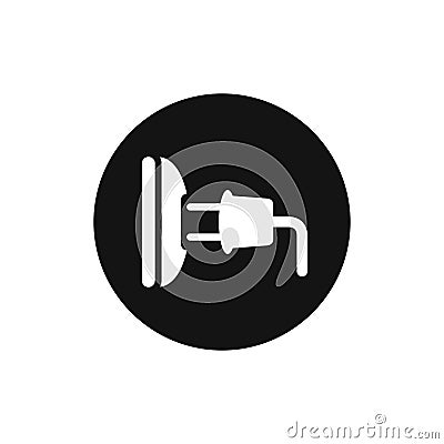 Plug socket vector icon Vector Illustration