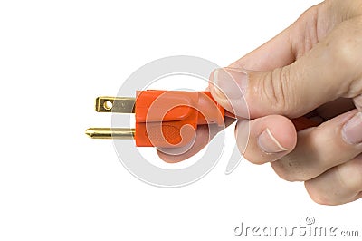 Plugged In Stock Photo