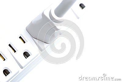 Plugged in - highkey Stock Photo