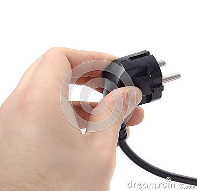 Plugging Stock Photo