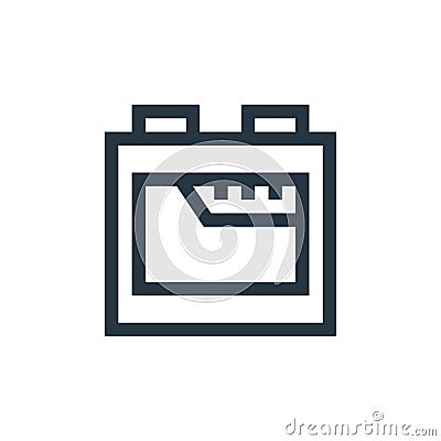 plugin icon vector from web maintenance concept. Thin line illustration of plugin editable stroke. plugin linear sign for use on Vector Illustration