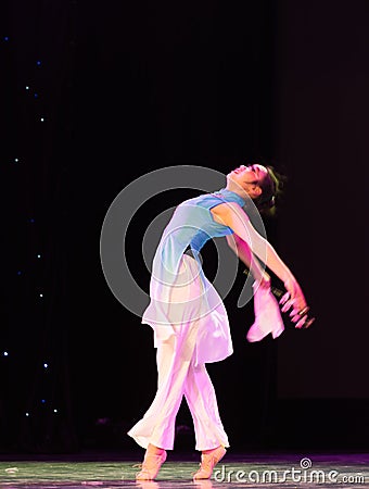 Plum blossom-Modern dance Editorial Stock Photo