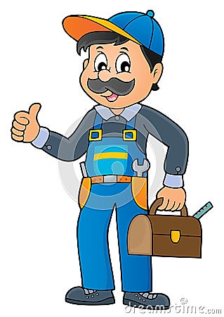 Plumber theme image 1 Vector Illustration