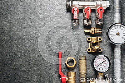 Plumbing equipment Stock Photo