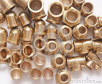 Plumbing Fittings Stock Photo