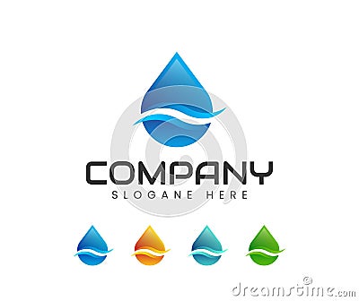 Plumbing logo design. Plumb Service logo designs Template with water symbol, Plumbing logo designs vector Stock Photo