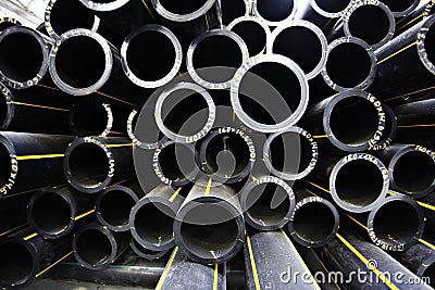 Plumbing pipes, industry Stock Photo