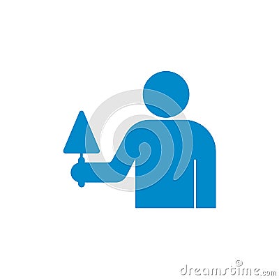 Plumbing work symbol icon Vector Illustration