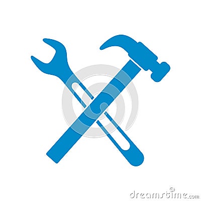 Plumbing work symbol icon Vector Illustration