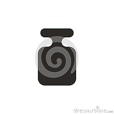 Plummet, reference, weight vector icon. Simple element illustration from UI concept. Plummet, reference, weight vector icon. Cartoon Illustration