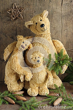 Plush bears Stock Photo