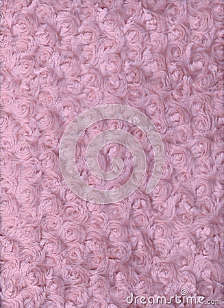 Plush Pink Fabric Background Texture Stock Photo