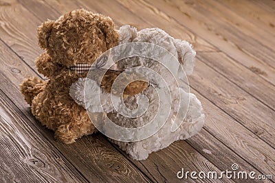 Plush Teddy bears Stock Photo