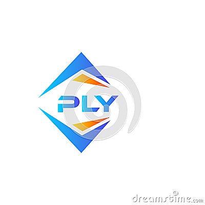 PLY abstract technology logo design on white background. PLY creative initials letter logo concept Vector Illustration