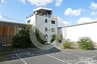 Plymouth City airport England. Now closed Editorial Stock Photo