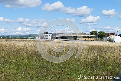 Plymouth City airport England. Now closed Editorial Stock Photo