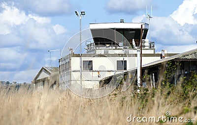 Plymouth City airport England. Now closed Editorial Stock Photo