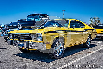 1973 Plymouth Duster Coupe Editorial Stock Photo